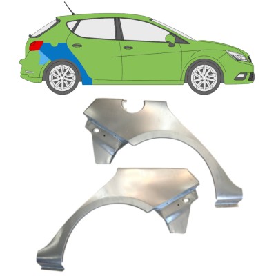 Panel de reparación guardabarros trasero para Seat Ibiza 2008-2017 / Izquierda+Derecha / Conjunto 14609