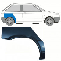 Panel de reparación guardabarros trasero para Seat Ibiza 1984-1993 / Derecho 10736