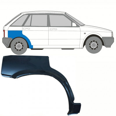 Panel de reparación guardabarros trasero para Seat Ibiza 1984-1993 / Derecho 10739