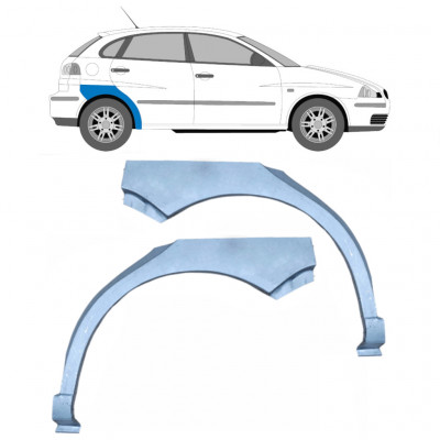 Panel de reparación guardabarros trasero para Seat Ibiza Cordoba 2002-2008 / Izquierda+Derecha / Conjunto 9232