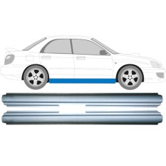 Panel de reparación del umbral para Subaru Impreza GD GG 2000-2007 / Izquierda = Derecha (simétrico) / Conjunto 9159