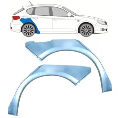 Panel de reparación guardabarros trasero para Subaru Impreza GH GR 2007-2013 / Izquierda+Derecha / Conjunto 9966