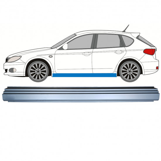 Panel de reparación del umbral para Subaru Impreza 2007-2013 / Izquierda 7354