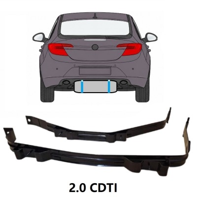 Banda de sujeción, depósito de combustible para Opel Insignia 2008-2017 17019