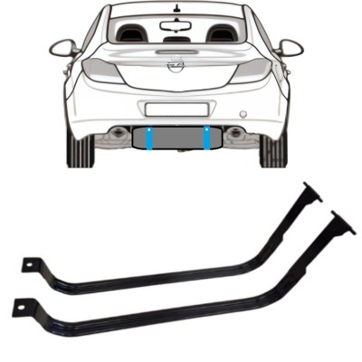 Banda de sujeción, depósito de combustible para Opel Insignia 2008-2017 15991