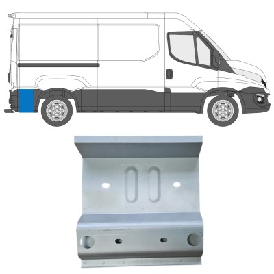Panel de reparación lateral para Iveco Daily 2014- / Izquierda = Derecha (simétrico) 14711