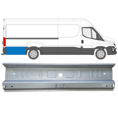 Panel de reparación lateral para Iveco Daily 2014- / Izquierda = Derecha (simétrico) 14713