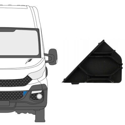 Tapones del parachoques delantero para Iveco Daily 2014-2019 / Izquierda 16241