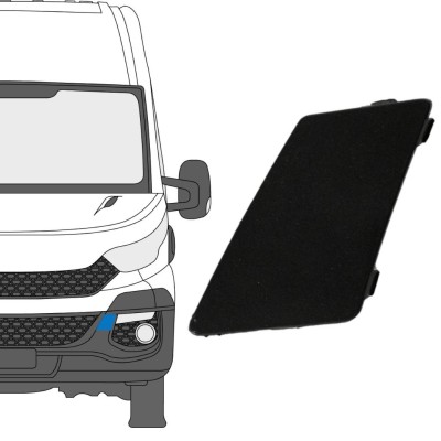 Tapones del parachoques delantero para Iveco Daily 2014-2019 / Izquierda 16242