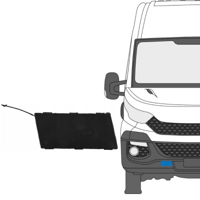 Tapones del parachoques delantero para Iveco Daily 2014-2019 / Derecho 16239
