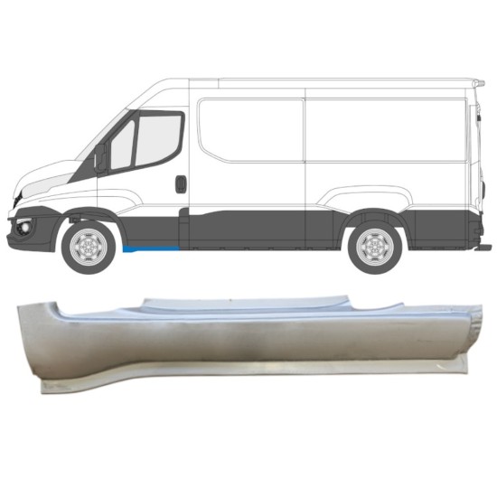 Panel de reparación del umbral delantero para Iveco Daily 2014-2016 / Izquierda 14740