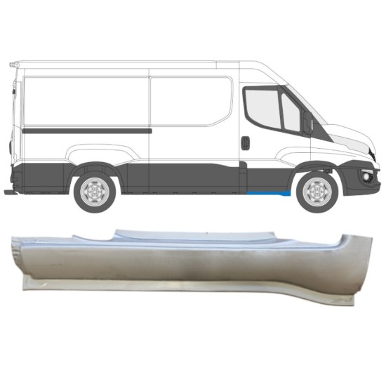 Panel de reparación del umbral delantero para Iveco Daily 2014-2016 / Derecho 14739