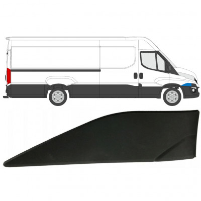 Moldura lateral guardabarros delantero para Iveco Daily 2014- / Derecho 7881