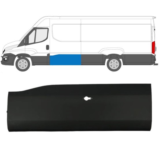 Moldura lateral para Iveco Daily 2014-2019 / Izquierda 16655