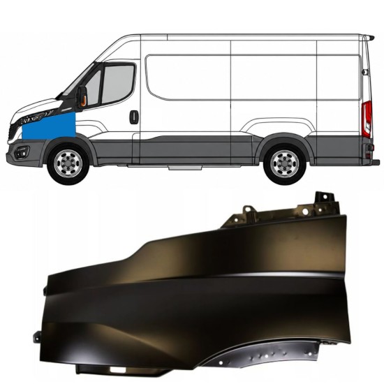 Guardabarro delantero para Iveco Daily 2019- / Izquierda 17108