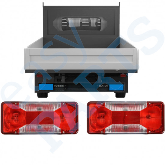 IVECO DAILY 2006-2014 CHASSIS TRASERO LAMPA / KIT