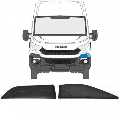 Moldura del parachoques + guardabarros delantero para Iveco Daily 2014- / Izquierda / Conjunto 11845