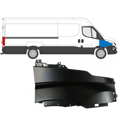 Guardabarro delantero para Iveco Daily 2014- / Derecho 7892