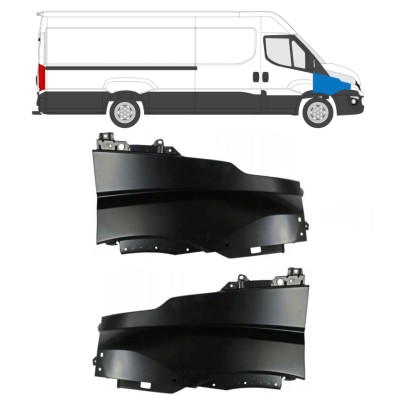 Guardabarro delantero para Iveco Daily 2014-2019 / Izquierda+Derecha / Conjunto 16156