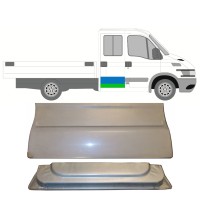 Panel de reparación puerta trasera interna + externa para Iveco Daily 1999-2014 / Izquierda = Derecha (simétrico) / Conjunto 16174