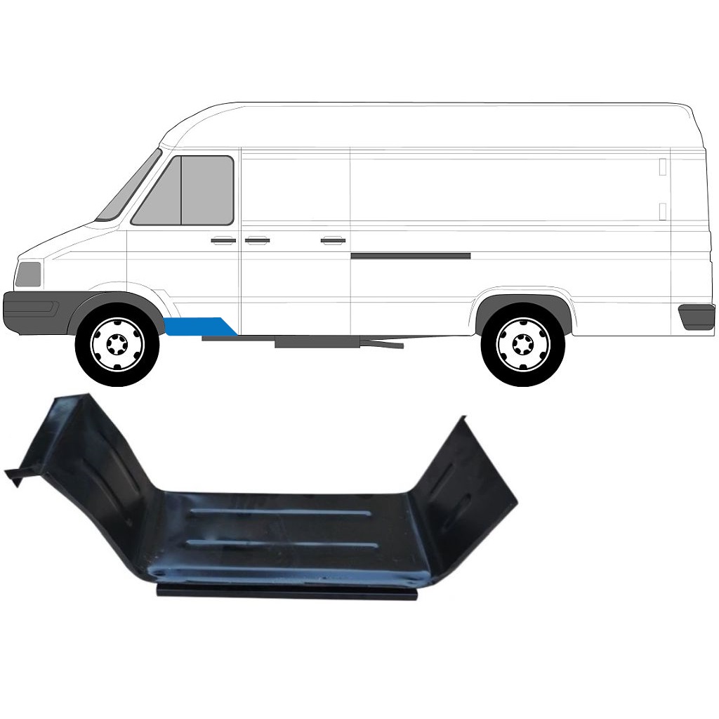 Panel De Reparación Escalón Delantero Para Iveco Daily 1985-1999 / Izquierda 6792