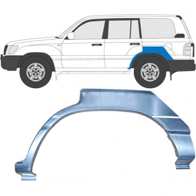 TOYOTA LAND CRUISER 1998-2007 PANEL DE REPARACIÓN DEL ALERÓN TRASERO / IZQUIERDA