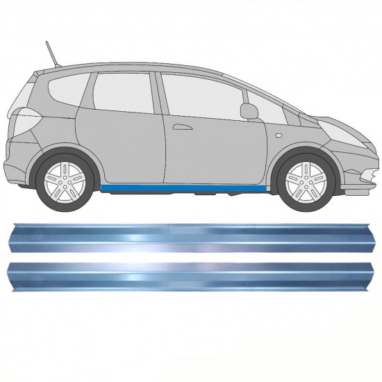 Panel de reparación del umbral para Honda Jazz GE 2008-2015 / Izquierda = Derecha (simétrico) / Conjunto 10371