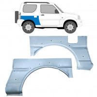 Panel de reparación guardabarros trasero para Suzuki Jimny 1998-2018 / Izquierda+Derecha / Conjunto 9585