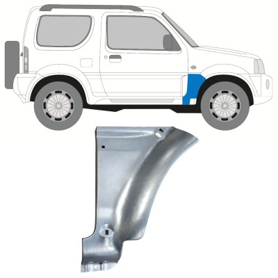 Panel de reparación guardabarros delantero para Suzuki Jimny 1998-2018 / Derecho 15859