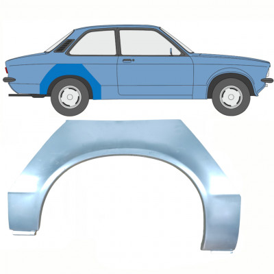 Panel de reparación guardabarros trasero para Opel Kadett C 1973-1979 / Derecho 8784