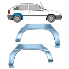 Panel de reparación guardabarros trasero para Opel Kadett E Astra 1984-1993 / Izquierda+Derecha / Conjunto 9726