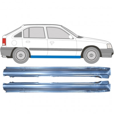 Panel de reparación del umbral para Opel Kadett 1984-1993 / Izquierda+Derecha / Conjunto 9450