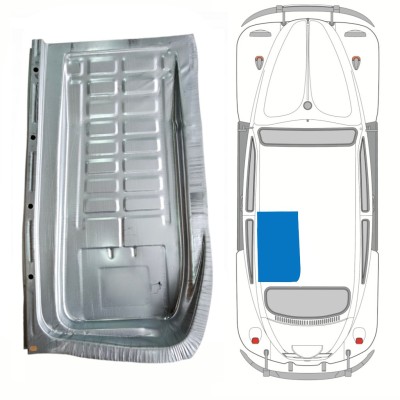 Panel de reparación del piso trasero para Volkswagen Kaefer 1949- / Izquierda 9143