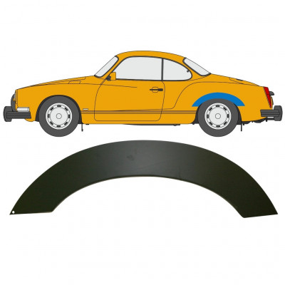 Panel de reparación guardabarros trasero para VW Karman Ghia 1955-1974 / Izquierda 12721