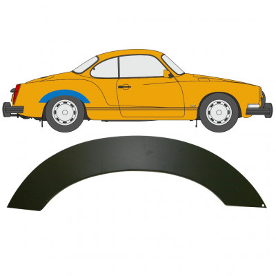 Panel de reparación guardabarros trasero para VW Karman Ghia 1955-1974 / Derecho 12720