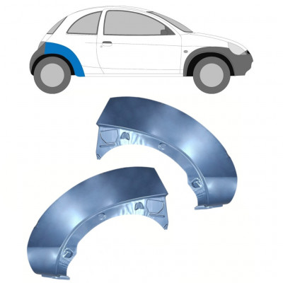 Panel de reparación guardabarros trasero para Ford KA 1996-2008 / Izquierda+Derecha / Conjunto 9405