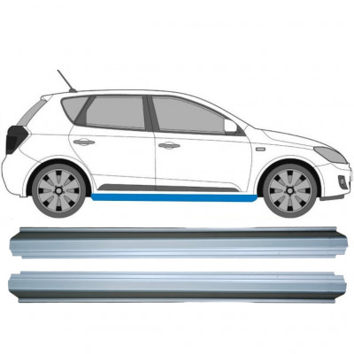 Panel de reparación del umbral para Kia Ceed 2006-2012 / Izquierda+Derecha / Conjunto 9400