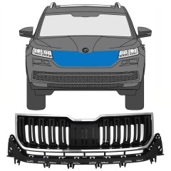 Parrilla para Skoda Kodiaq 2016-2023 / Conjunto 7546