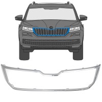 Marco de parrilla delantera para Skoda Kodiaq 2016-2021 16203
