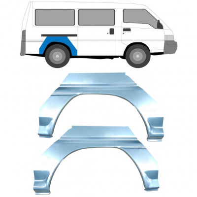 Panel de reparación guardabarros trasero para Mitsubishi L300 1986- / Izquierda+Derecha / Conjunto 9418