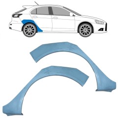 Panel de reparación guardabarros trasero para Mitsubishi Lancer 2007-2017 / Izquierda+Derecha / Conjunto 10078