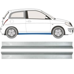 Panel de reparación del umbral para Lancia Ypsilon 2003-2011 / Izquierda+Derecha / Conjunto 11355