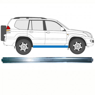 Panel de reparación del umbral interno para Toyota Land Cruiser 2003-2010 / Izquierda = Derecha (simétrico) 8371