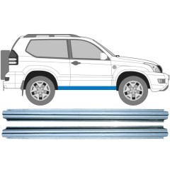 Panel de reparación del umbral para Toyota Land Cruiser J120 2003-2010 / Izquierda = Derecha (simétrico) / Conjunto 10277