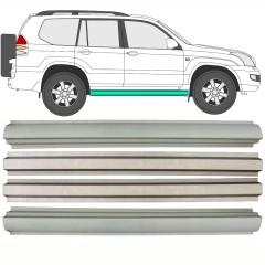 Panel de reparación del umbral interior y exterior para Toyota Land Cruiser J120 2003-2010 / Izquierda+Derecha / Conjunto 10083