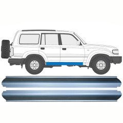 Panel de reparación del umbral para Toyota Land Cruiser J80 1990-1996 / Izquierda = Derecha (simétrico) / Conjunto 10242