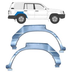 Panel de reparación guardabarros trasero para Toyota Land Cruiser J100 1998-2007 / Izquierda+Derecha / Conjunto 9596