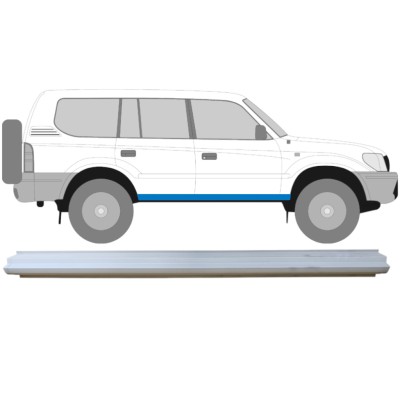 Panel de reparación del umbral para Toyota Land Cruiser J90 1996-2002 / Izquierda = Derecha (simétrico) 14846