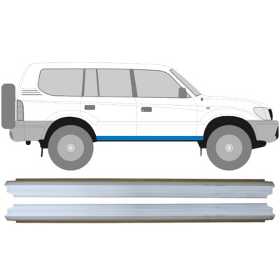 Panel de reparación del umbral para Toyota Land Cruiser J90 1996-2002 / Izquierda+Derecha / Conjunto 14849