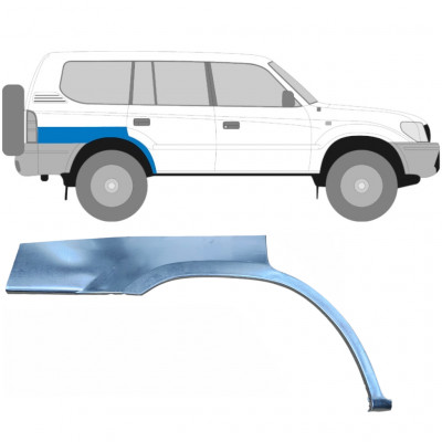 TOYOTA LAND CRUISER 1996-2002 5-D PANEL DE REPARACIÓN DEL ALERÓN TRASERO / DERECHA